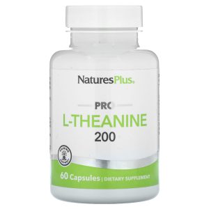 NaturesPlus, Pro L-Theanine 200, 60 Capsules (200 mg per Capsule)