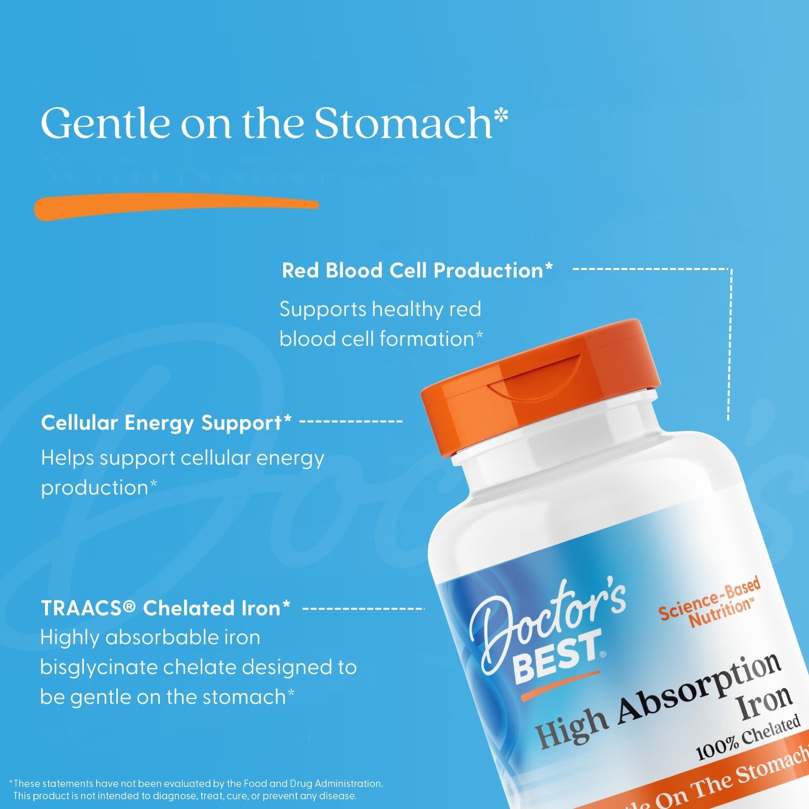 Doctor's Best, High Absorption Iron, 27 mg, 120 Tablets - Image 5