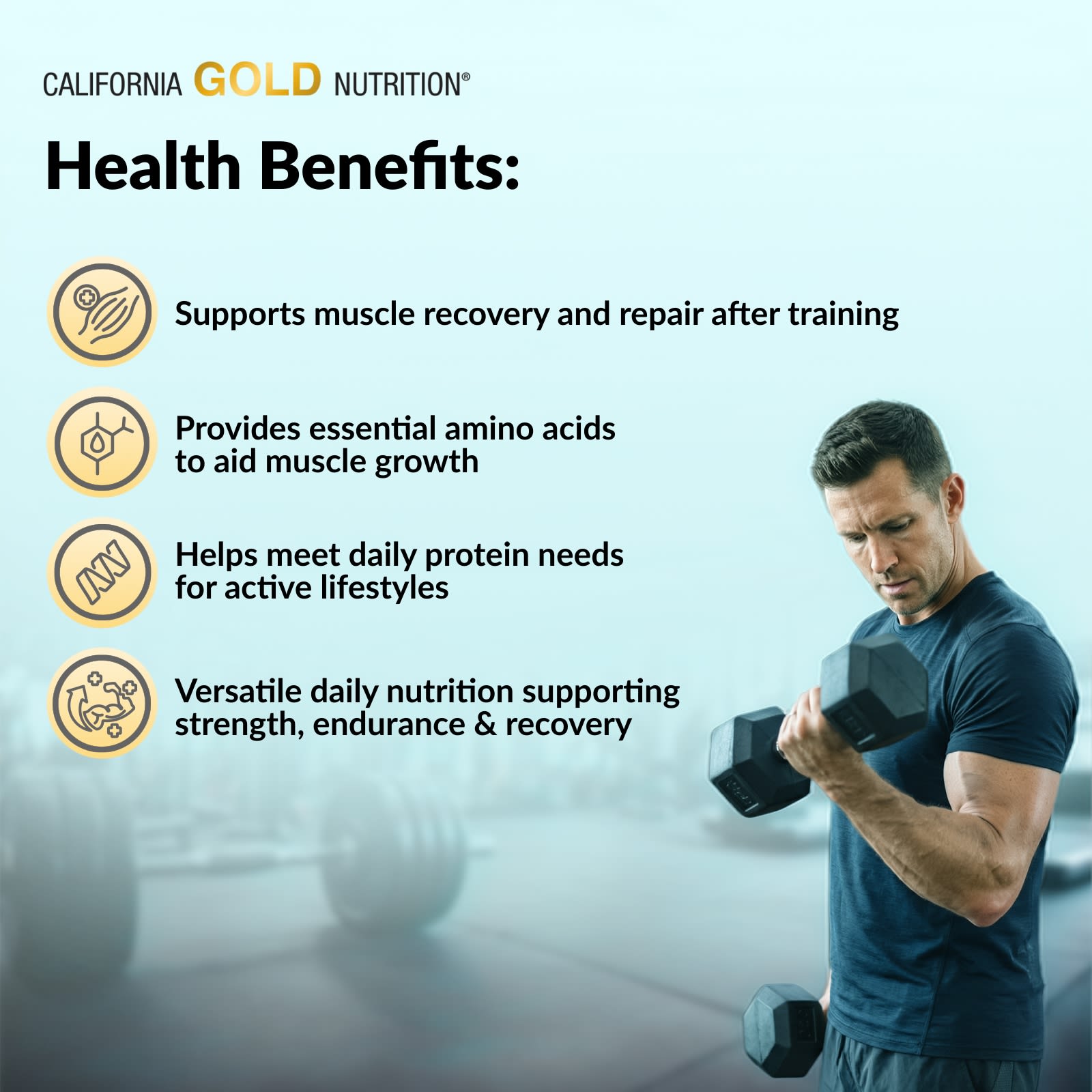 California Gold Nutrition, Sport, Whey Protein Isolate, Unflavored, 5 lb (2.27 kg) - Image 5