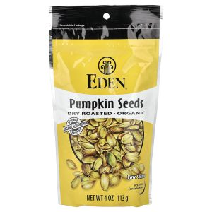 Eden Foods, Organic Pumpkin Seeds, Dry Roasted, 4 oz (113 g)