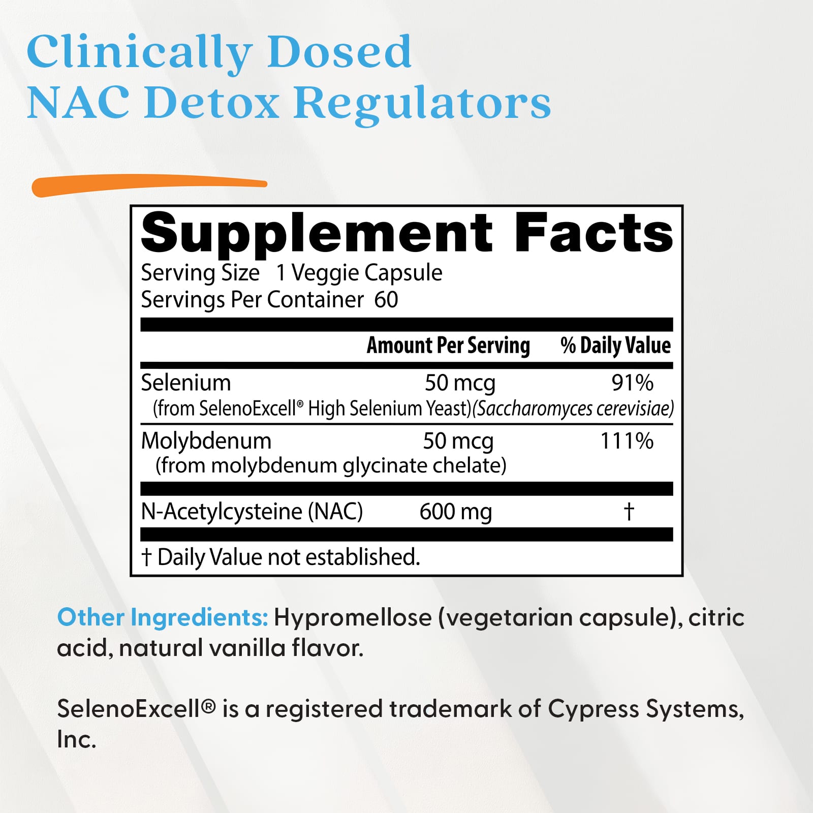 Doctor's Best, NAC Detox Regulators, 60 Veggie Caps - Image 4