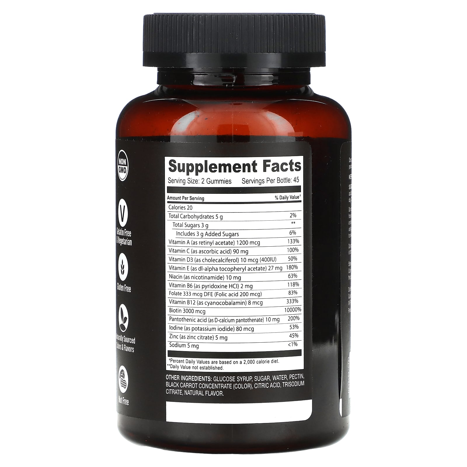YumVs, Strong Earth™ Gummies, Multi Teen, Raspberry, 90 Gummies - Image 2