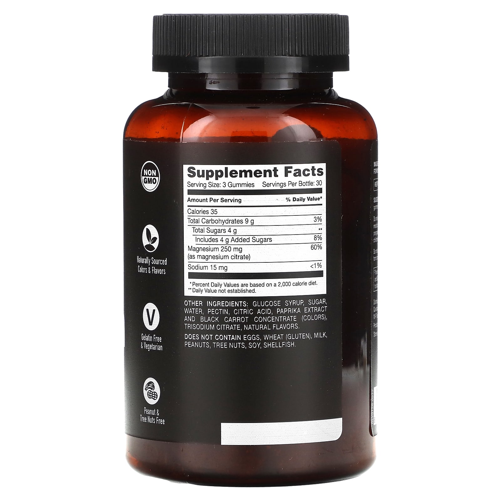 YumVs, Strong Earth Gummies™, Magnesium Citrate, Raspberry, 90 Gummies - Image 2