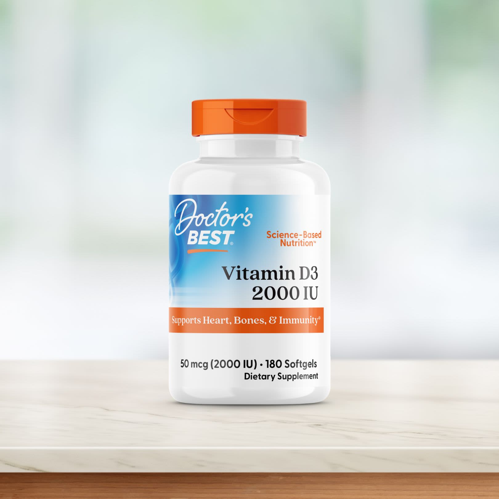 Doctor's Best, Vitamin D3, 50 mcg (2,000 IU), 180 Softgels - Image 9