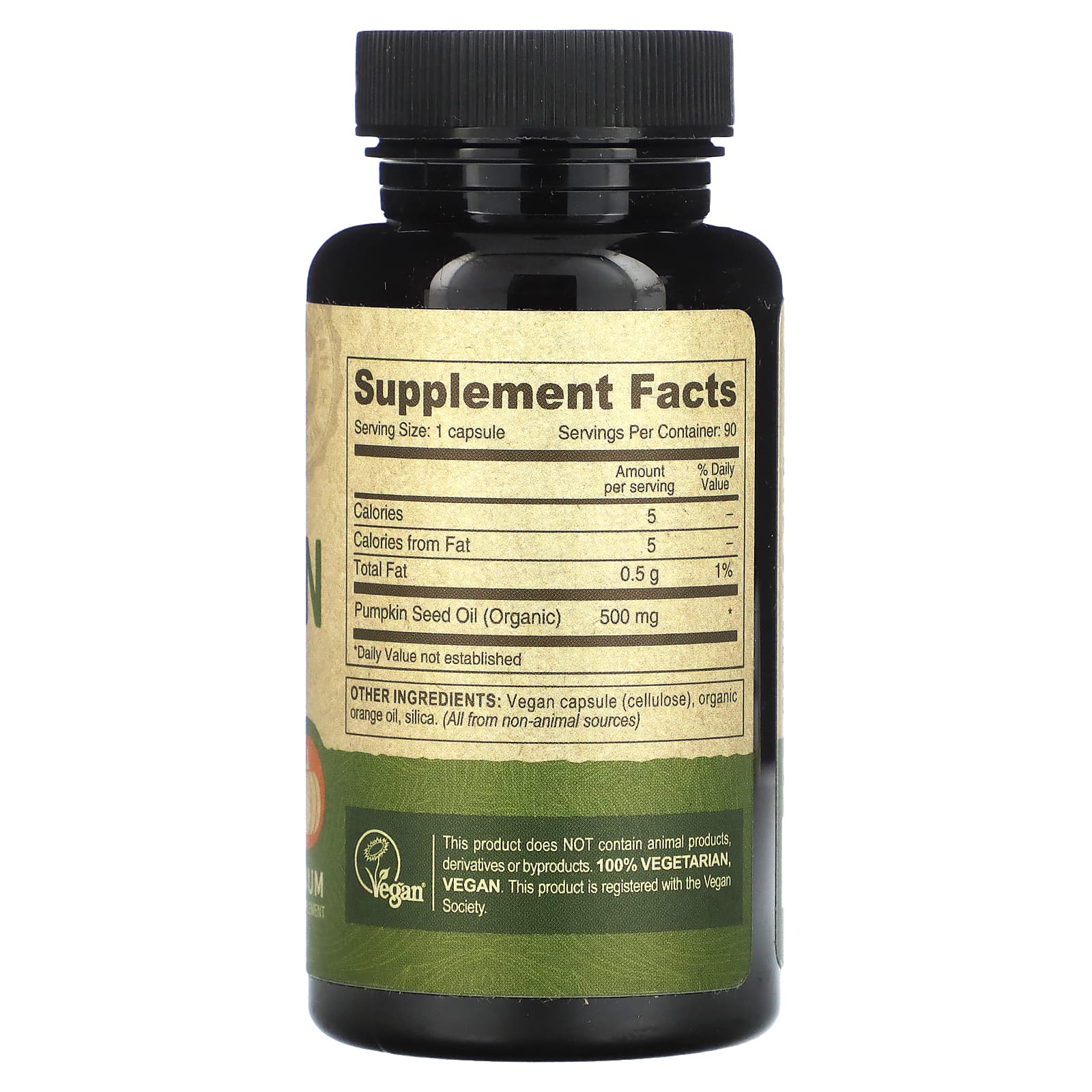 Deva, Vegan Pumpkin Seed Oil, 90 Vegan Caps (500 mg per Cap) - Image 2
