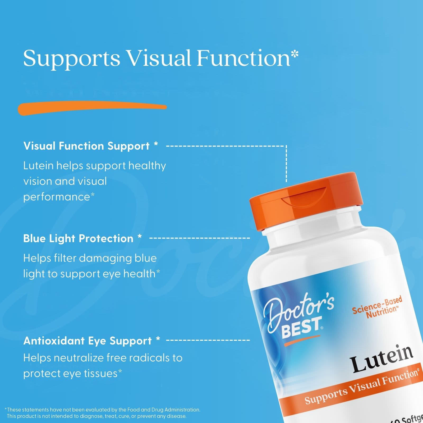 Doctor's Best, Lutein , 20 mg, 60 Softgels - Image 5