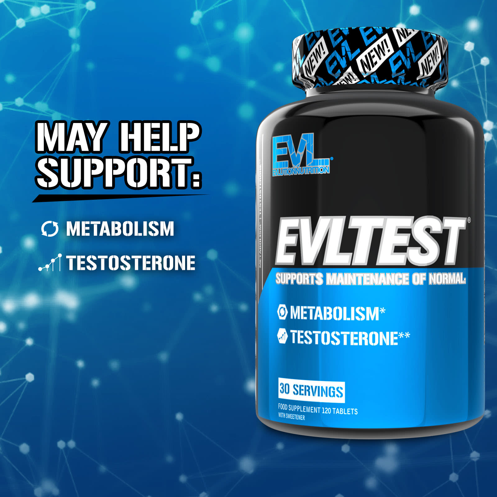 EVLution Nutrition, EVLTEST®, 120 Tablets - Image 3