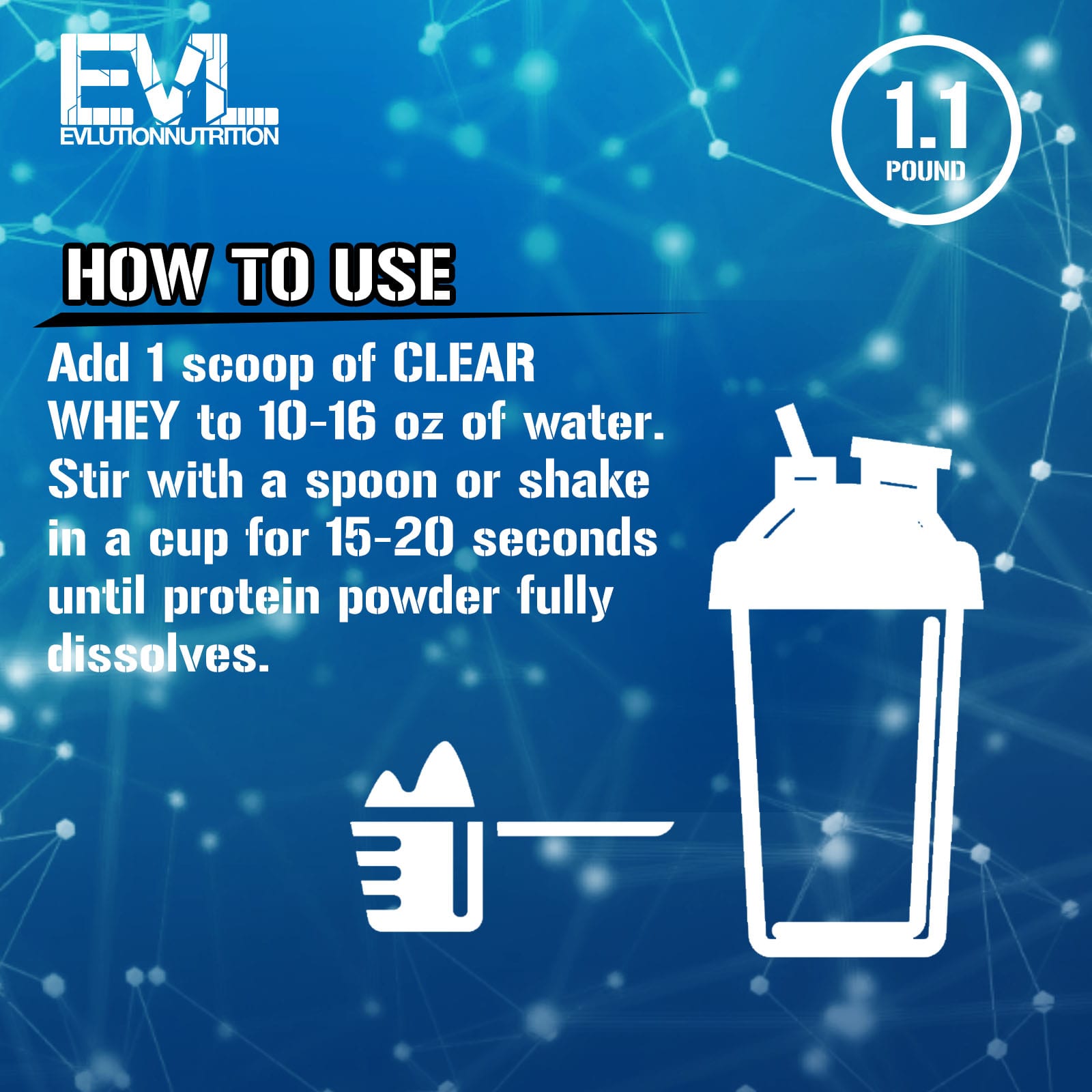 EVLution Nutrition, Clear Whey, 100% Whey Protein Isolate, Pink Lemonade, 1.1 lb (500 g) - Image 4