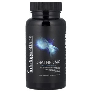Intelligent Labs, 5-MTHF, 5 mg, 60 Vegetarian Capsules