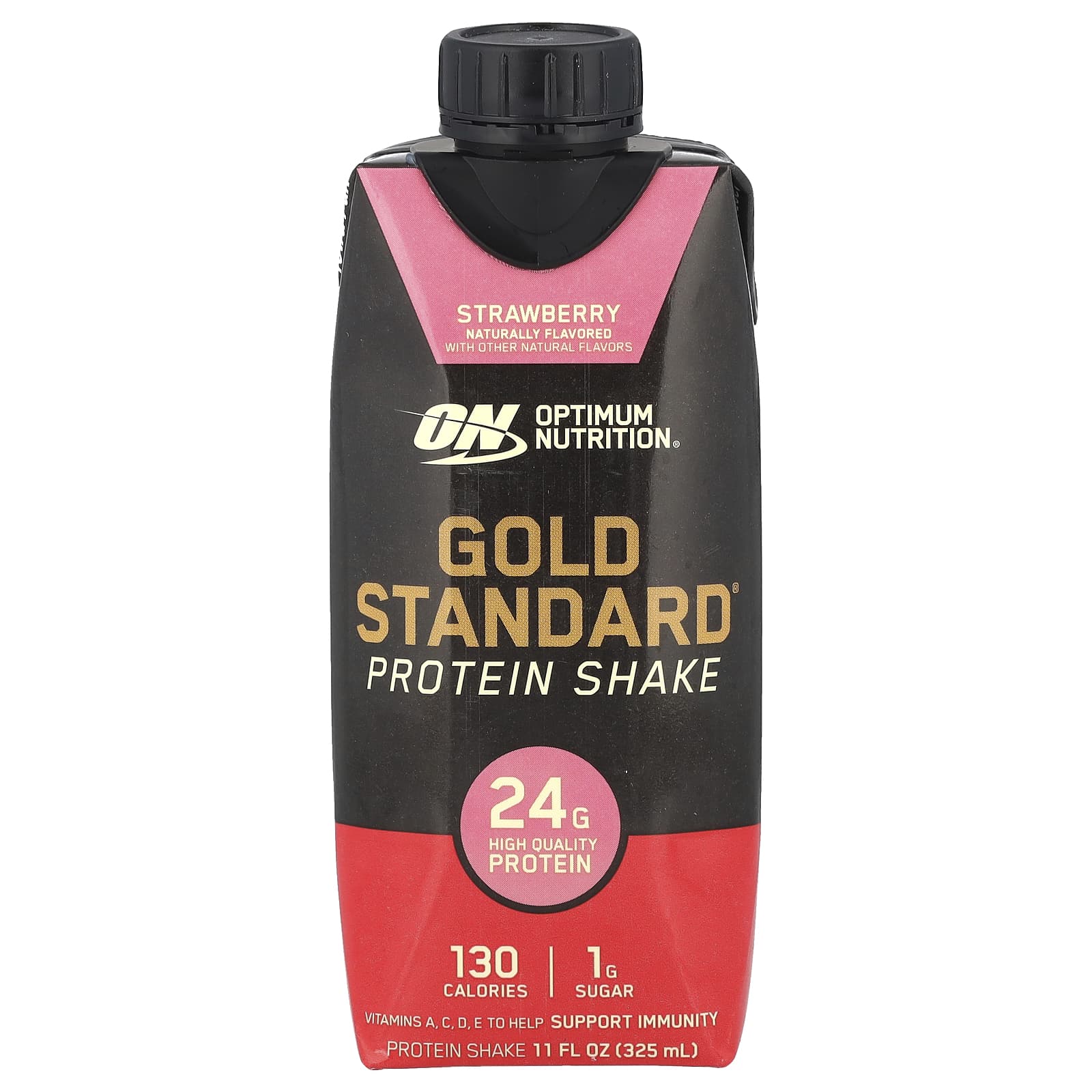 Optimum Nutrition, Gold Standard® Protein Shake, Strawberry, 4 Cartons, 11 fl oz (325 ml) Each - Image 3