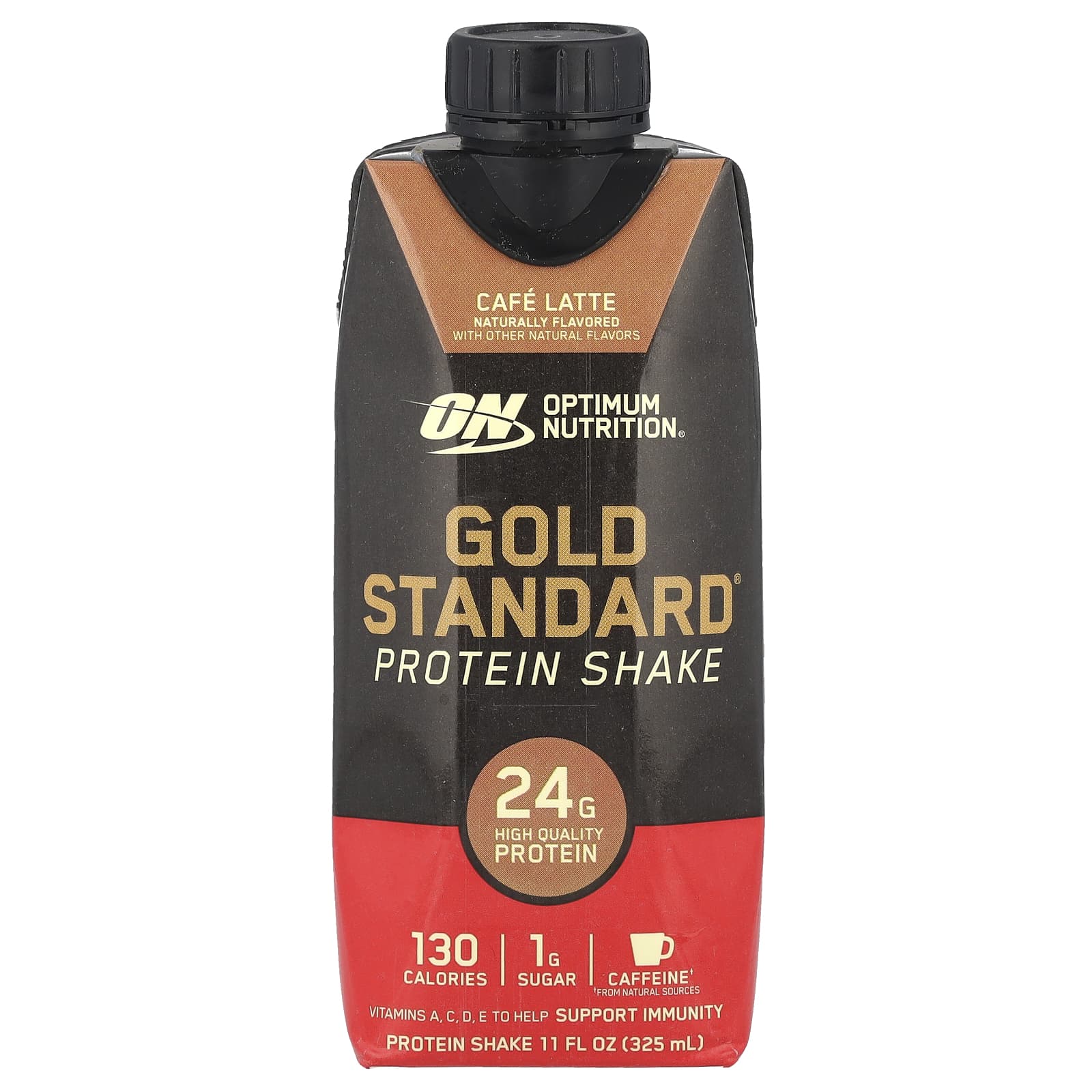 Optimum Nutrition, Gold Standard® Protein Shake, Cafe Latte, 4 Cartons, 11 fl oz (325 ml) Each - Image 3