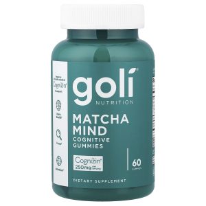 Goli Nutrition, Matcha Mind Cognitive Gummies, 60 Gummies