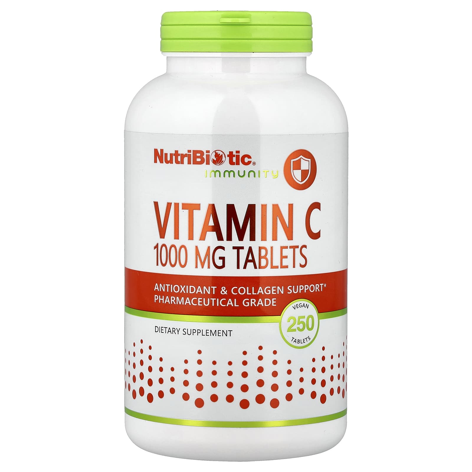 NutriBiotic, Immunity, Vitamin C, 1,000 mg, 250 Vegan Tablets