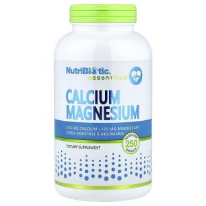 NutriBiotic, Essentials, Calcium Magnesium, 250 Capsules