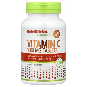 NutriBiotic, Vitamin C, 1,000 mg, 100 Vegan Tablets