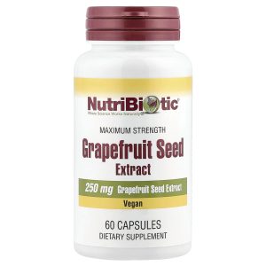 NutriBiotic, Grapefruit Seed Extract, Maximum Strength, 250 mg, 60 Capsules