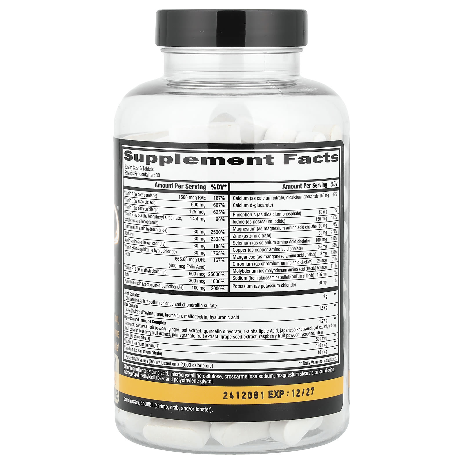 Controlled Labs, Orange Triad™, Multi-Vitamin, Joint, Digestion & Immune Formula, 180 Tablets - Image 2