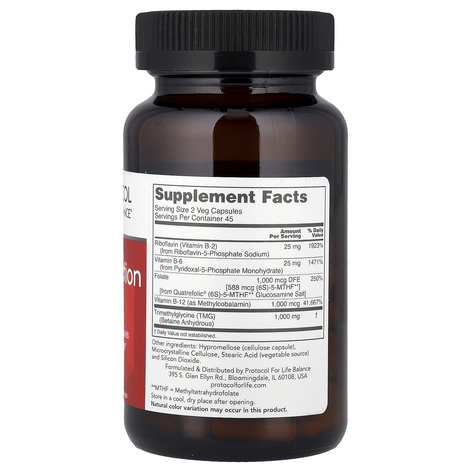 Protocol for Life Balance, Methyl-Action, 90 Veg Capsules - Image 2