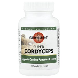 Mushroom Wisdom, Super Cordyceps, 120 Vegetarian Tablets