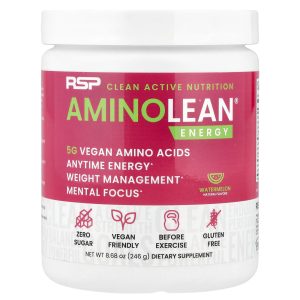 RSP Nutrition, AminoLean® Energy, Watermelon, 8.68 oz (246 g)