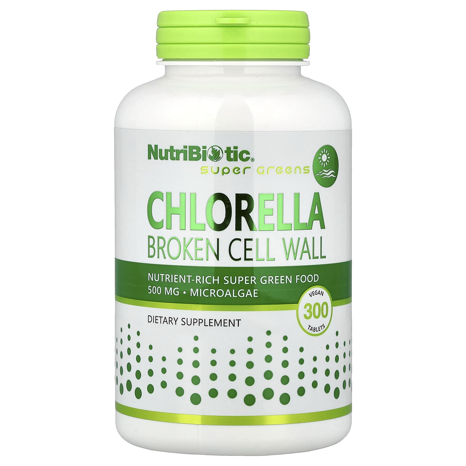 NutriBiotic, Chlorella, 300 Vegan Tablets (500 mg per Tablet)