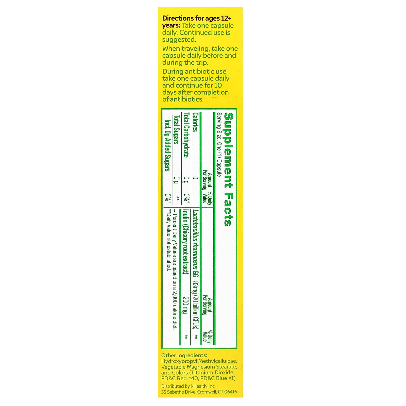 Culturelle, Probiotics, Ultimate Strength Probiotic, 20 Billion CFU, 30 Vegetarian Capsules - Image 2