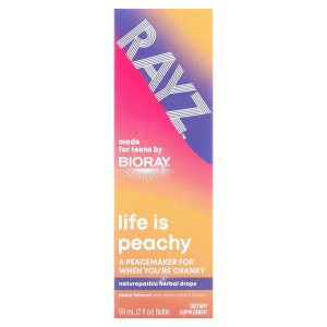 Bioray, Rayz®, Life Is Peachy, For Teens, Peach, 2 fl oz (60 ml)
