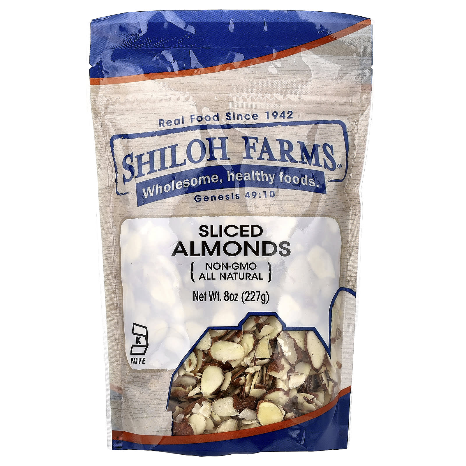 Shiloh Farms, Sliced Almonds, 8 oz (227 g)