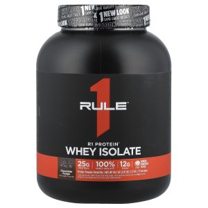 Rule One Proteins, R1 Protein™ Whey Isolate, Chocolate Fudge, 5.01 lb (2.27 kg)