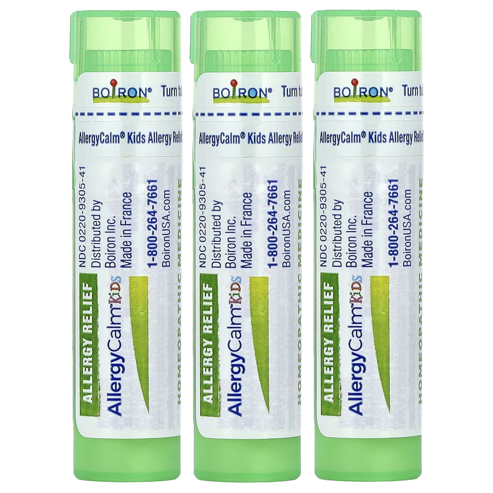 Boiron, AllergyCalm™ Kids, 2+ Years, 3 Tubes, 80 Pellets Each - Image 3