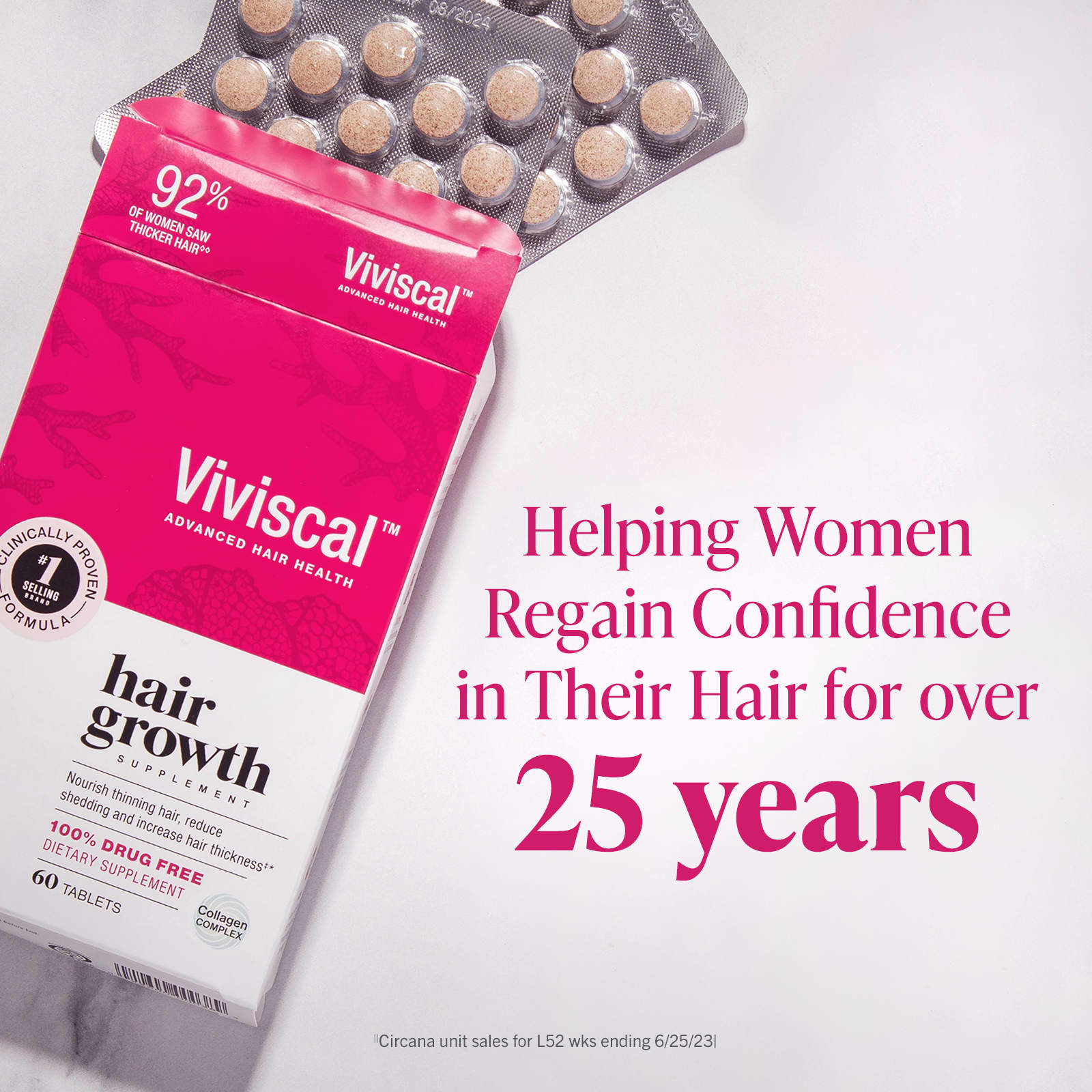 Viviscal, Hair Growth Supplement, 180 Tablets - Image 6