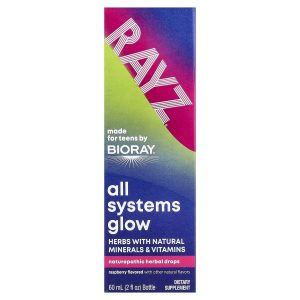 Bioray, Rayz®, All Systems Glow, For Teens, Raspberry, 2 fl oz (59 ml)