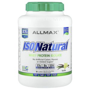 ALLMAX, ISONatural™, Whey Protein Isolate, Vanilla, 5 lbs (2.27 kg)