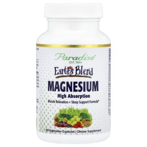 Paradise Herbs, Earth's Blend, Magnesium, 90 Vegetarian Capsules