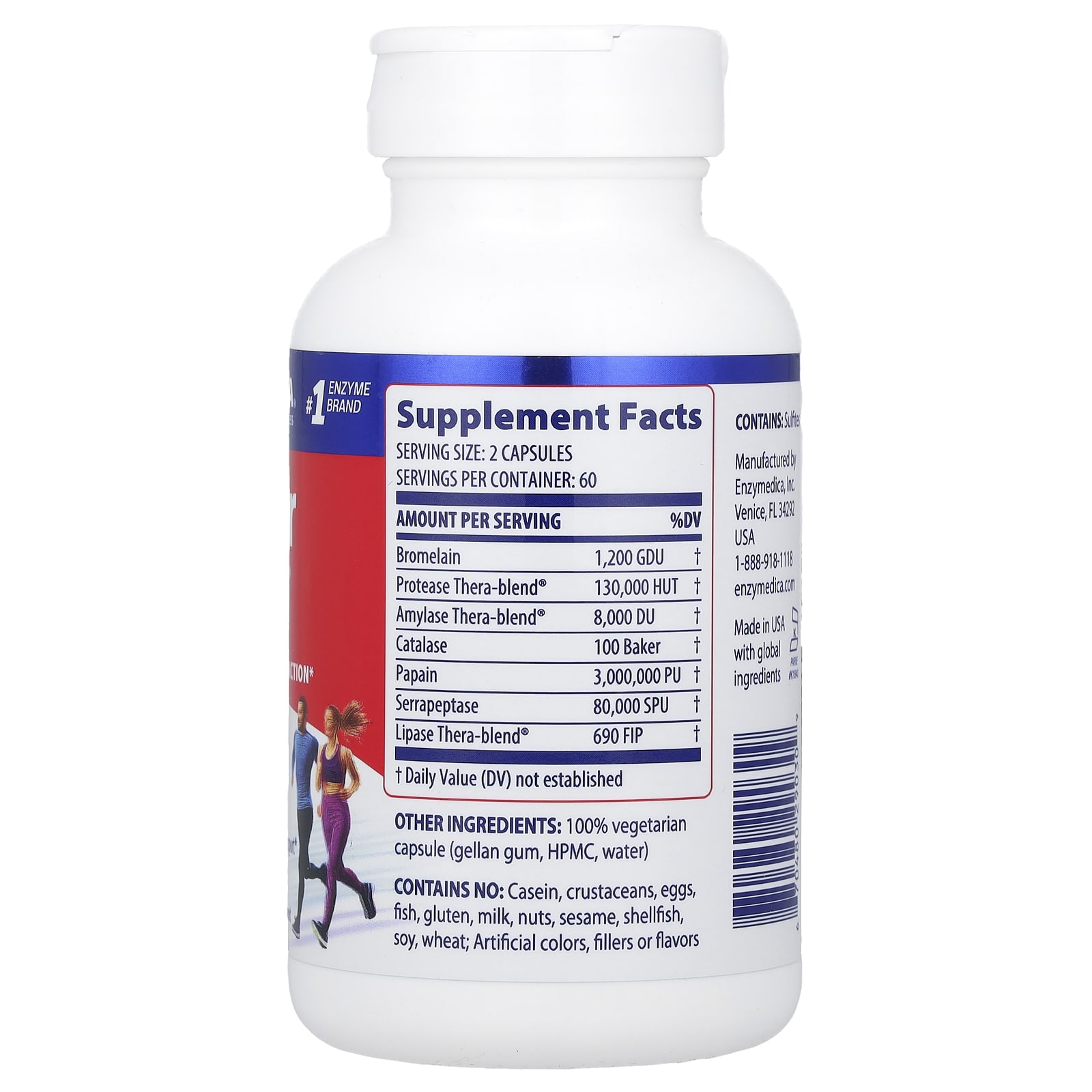 Enzymedica, Repair Gold®, 120 Capsules - Image 2