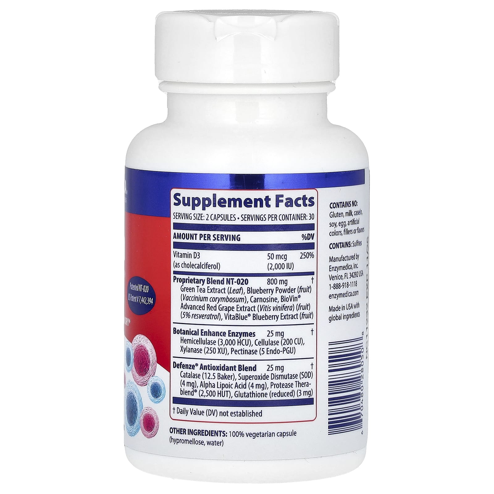 Enzymedica, Stem XCell, 60 Capsules - Image 2