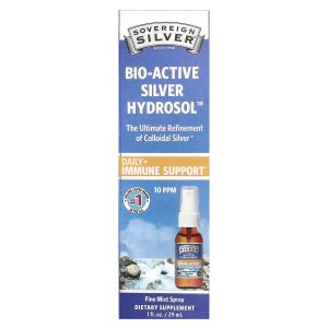 Sovereign Silver, Bio-Active Silver Hydrosol™, Fine Mist Spray, 1 fl oz (29 ml)