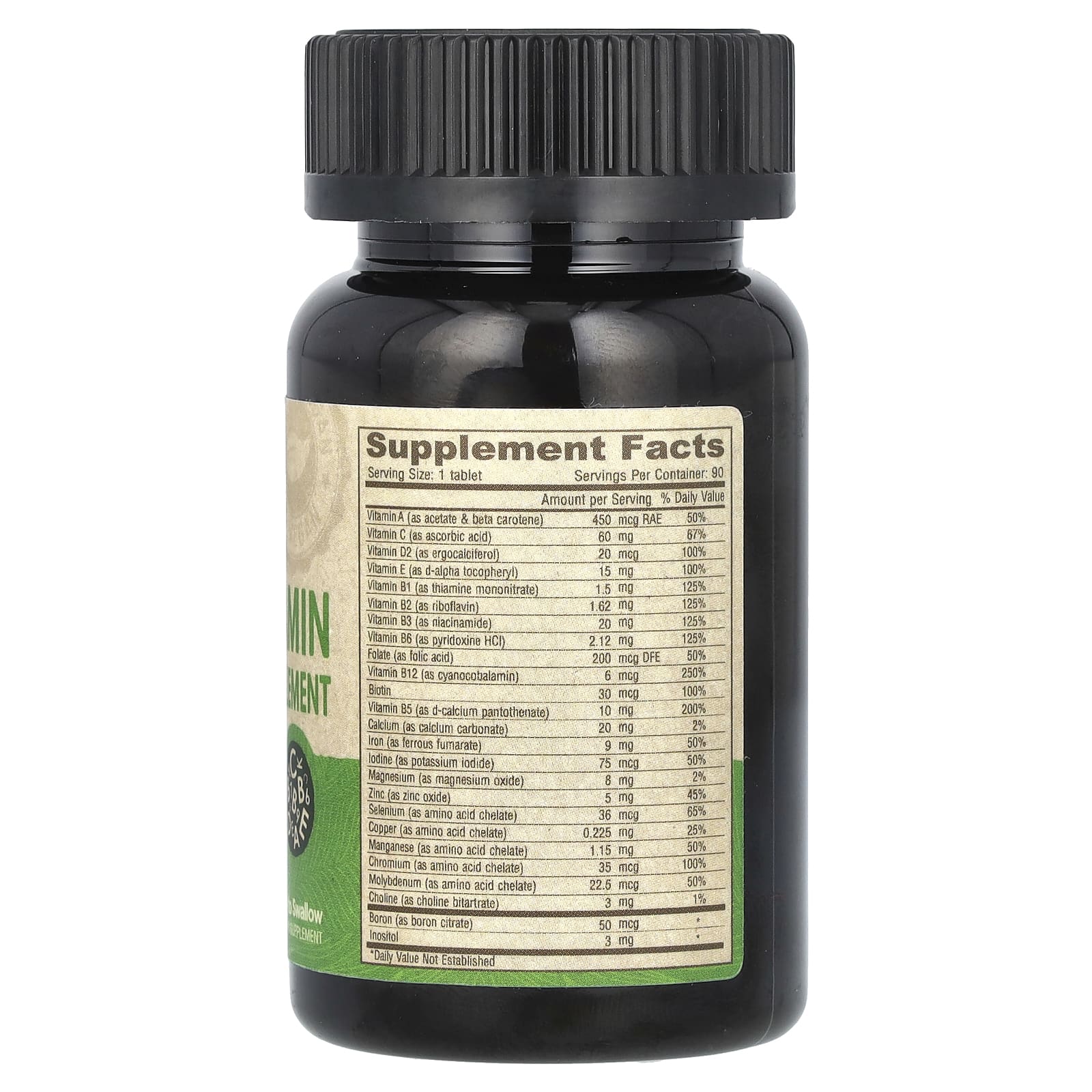 Deva, Vegan Multivitamin & Mineral Supplement, 90 Tiny Tablets - Image 2