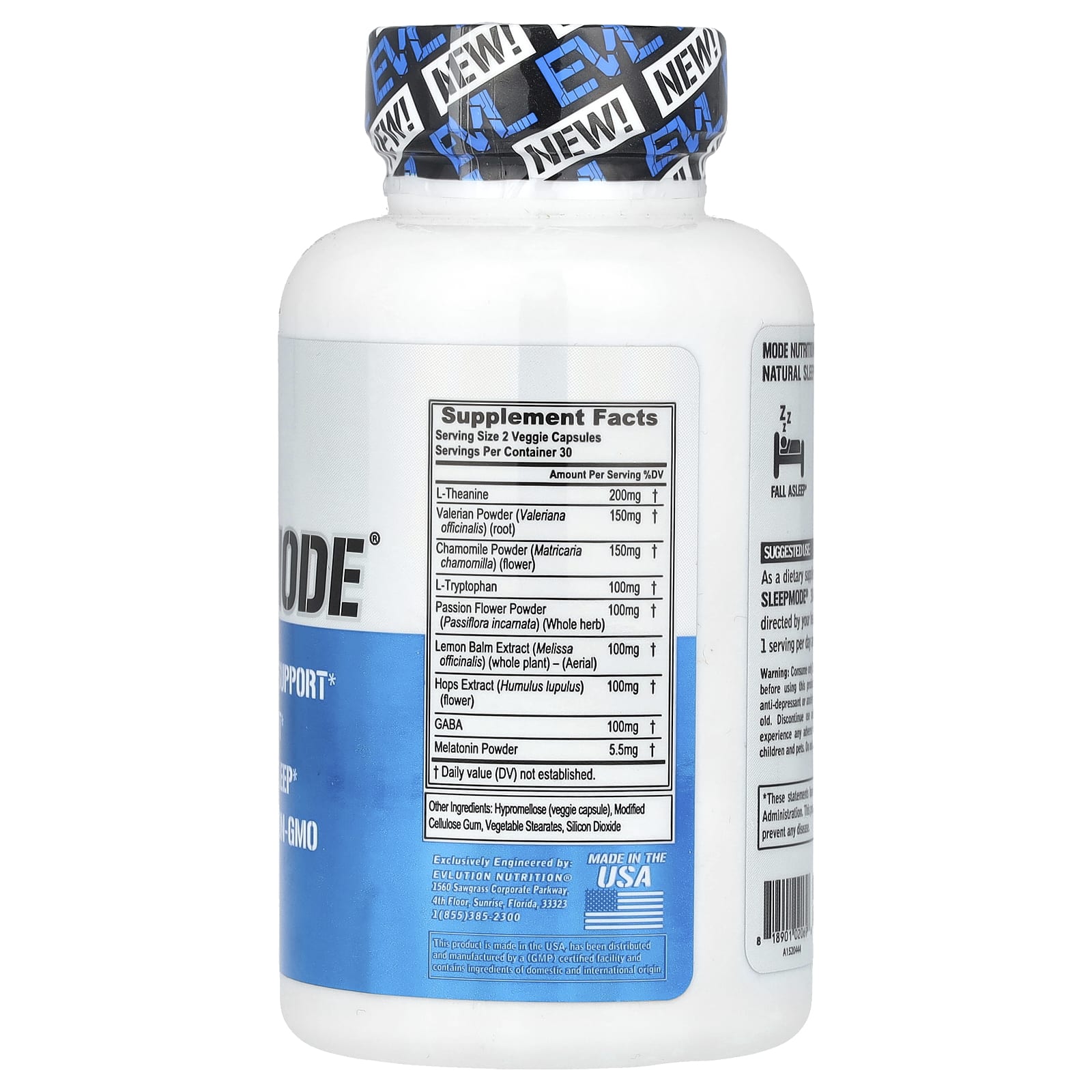 EVLution Nutrition, SleepMode®, 60 Veggie Capsules - Image 2