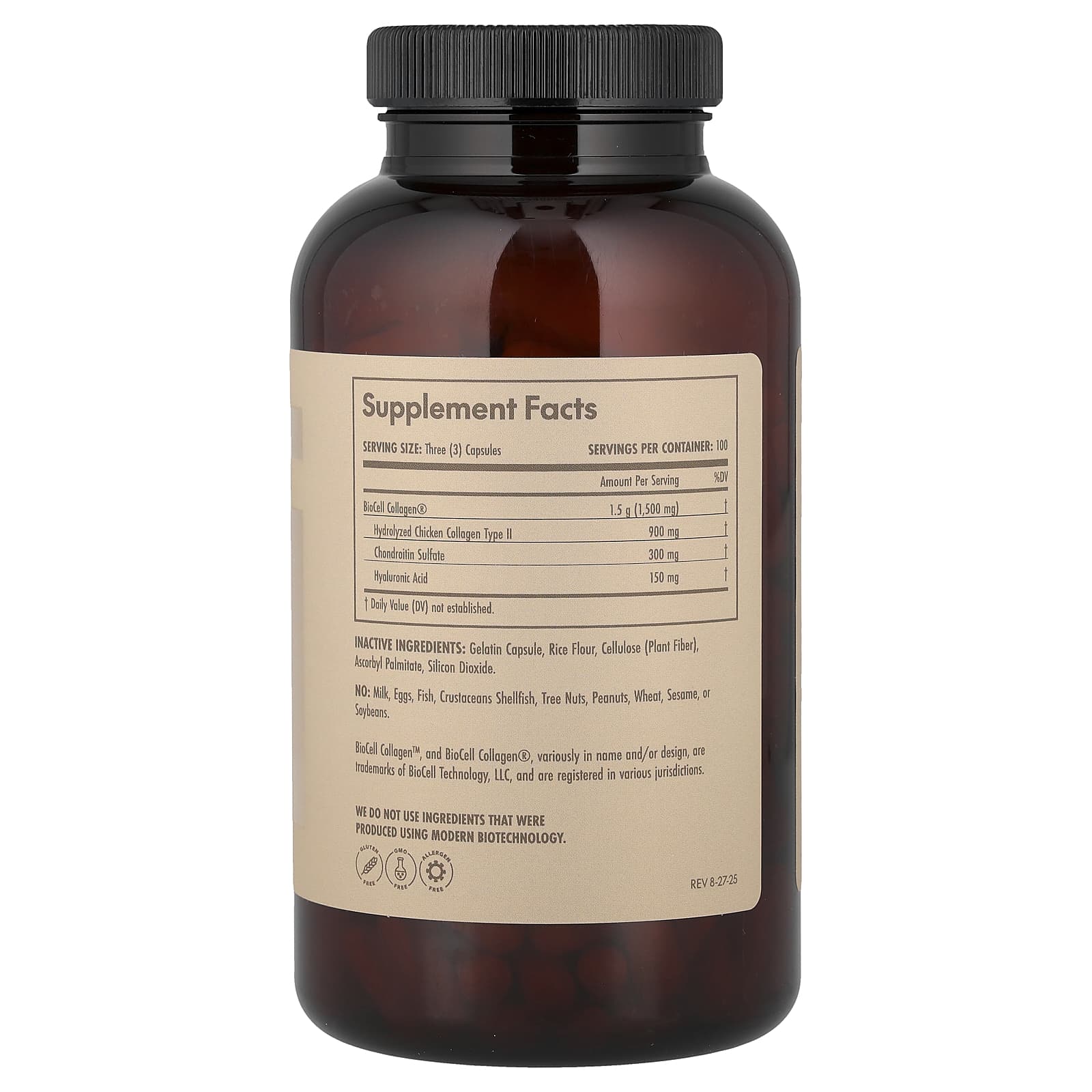 Olympian Labs, BioCell Collagen®, 300 Capsules - Image 2