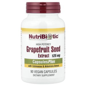 NutriBiotic, Grapefruit Seed Extract , 125 mg, 90 Vegan Capsules