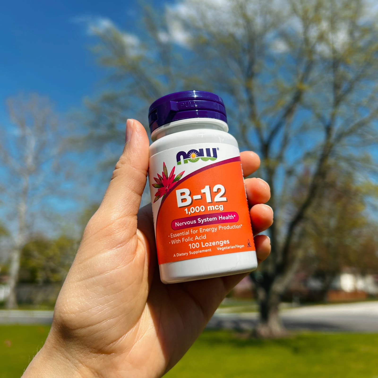 NOW Foods, B-12, 100 Lozenges - Image 7