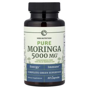 Nobi Nutrition, Pure Moringa, 5,000 mg, 60 Capsules