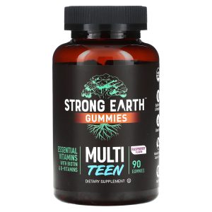 YumVs, Strong Earth™ Gummies, Multi Teen, Raspberry, 90 Gummies