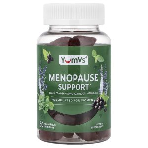 YumVs, Menopause Support Gummies, Natural, 60 Gummies