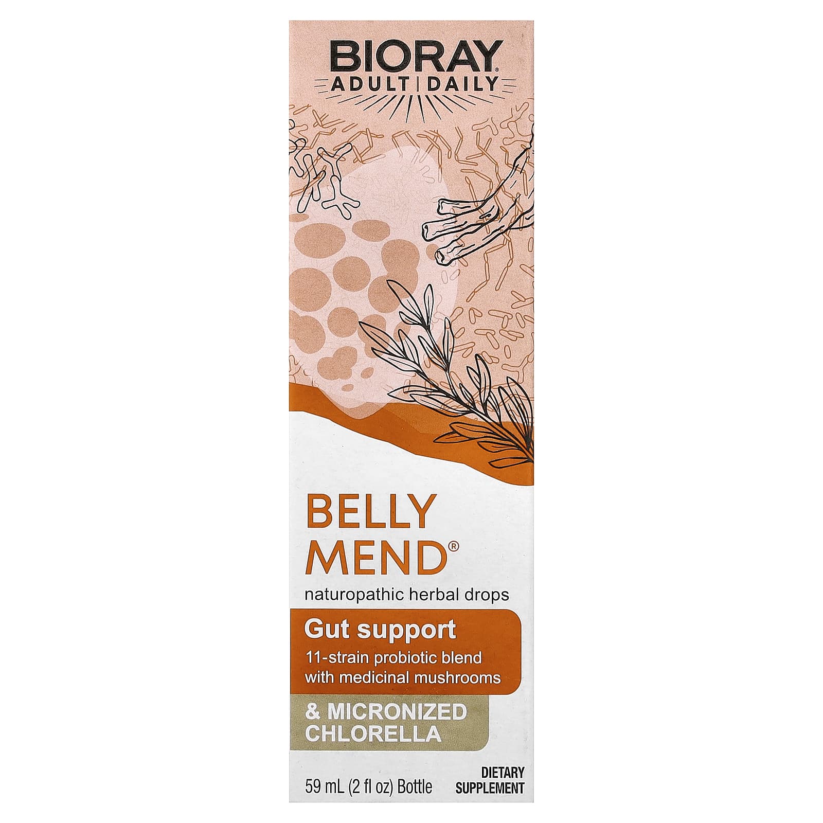 Bioray, Belly Mend®, Gut Support, 2 fl oz (59 ml)
