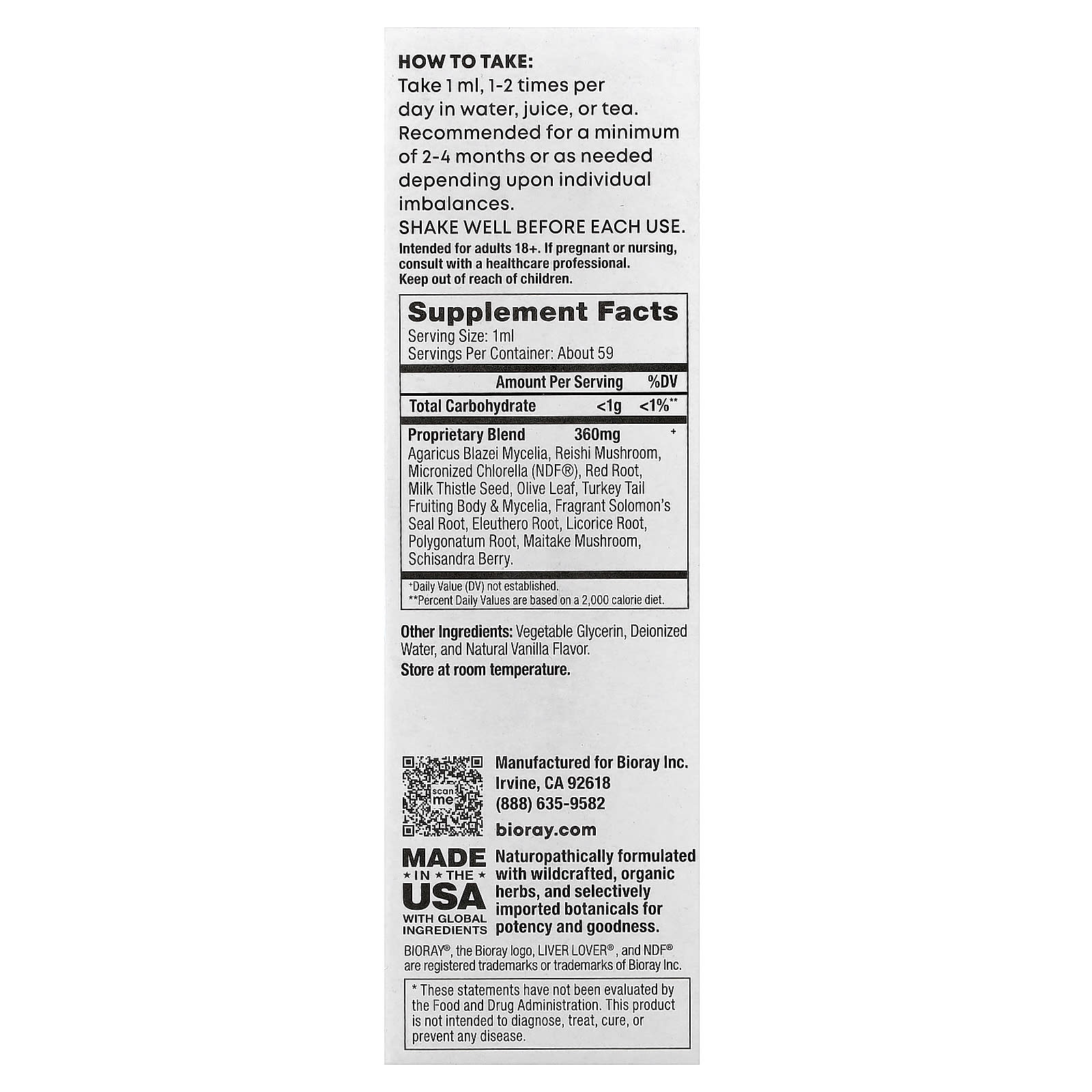 Bioray, Liver Lover®, Revitalizing Liver Tonic, 2 fl oz (60 ml) - Image 2