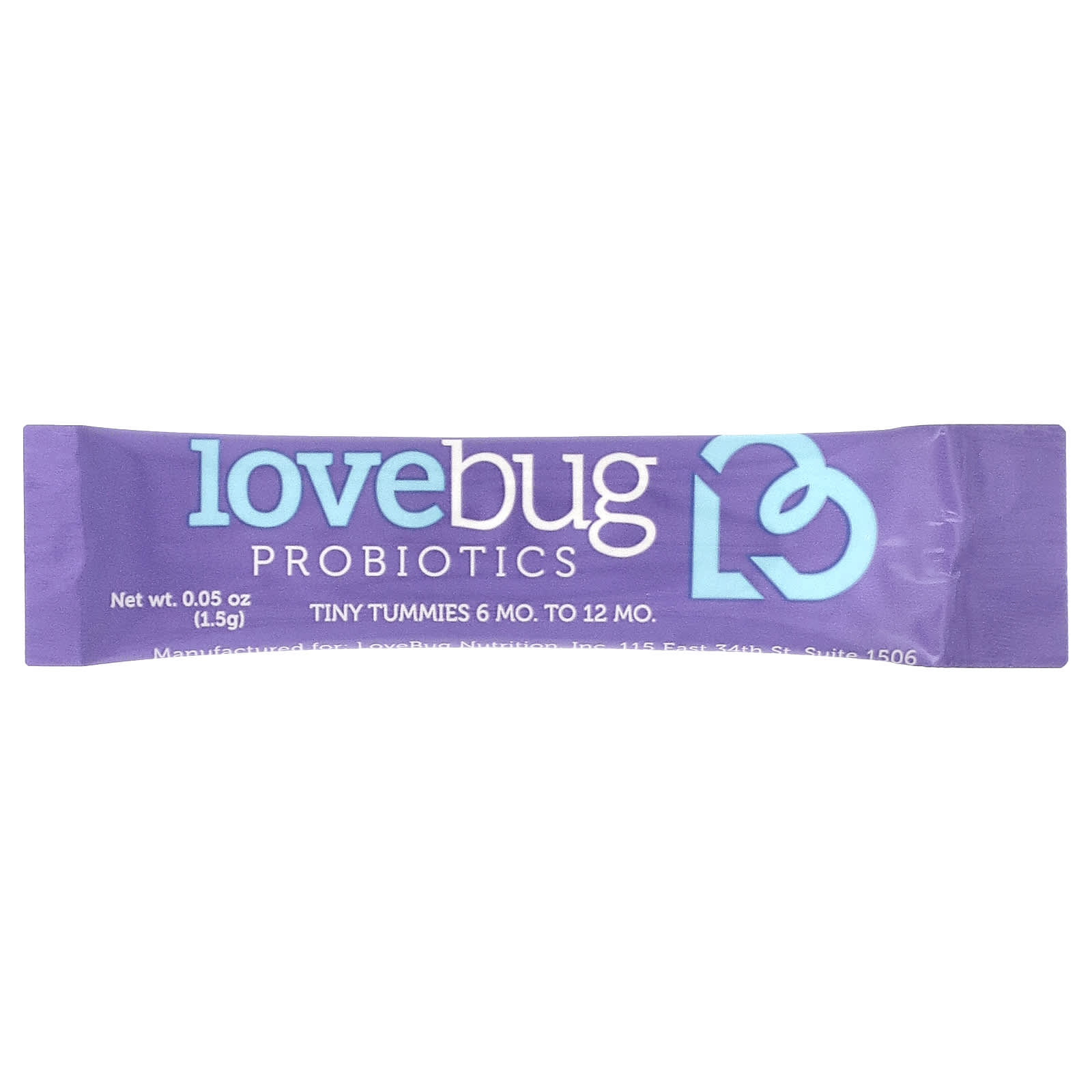 LoveBug Probiotics, Baby Probiotics, 6-12 Months, 4 Billion CFU, 30 Single Serve Stick Packs - Image 3